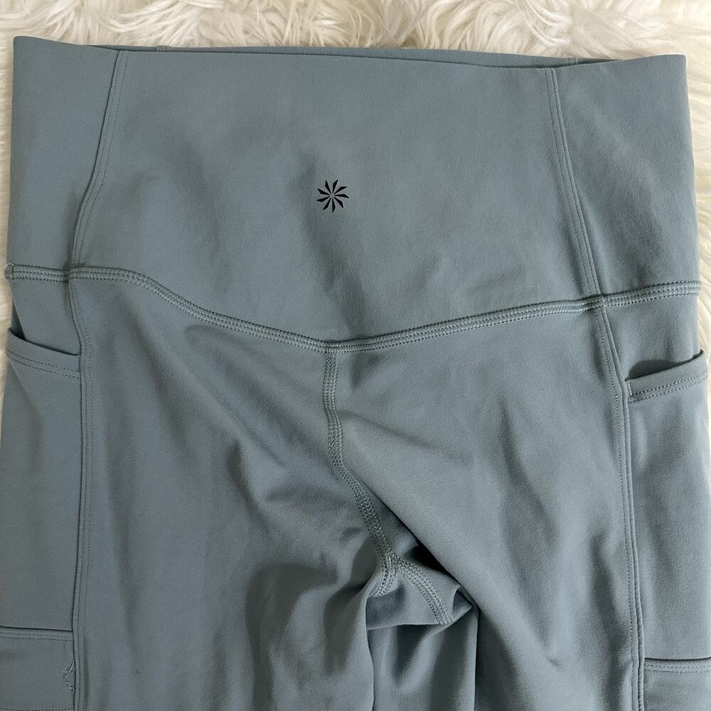 Athleta Womens Cargo 7/8 Salutation Tight Size Small Pockets Active Gym - Picture 3 of 4